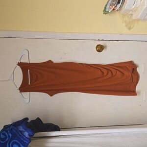 Orange dress, size medium,